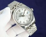 Rolex Datejust 8215 Movement 41mm Men White Face Jubilee SS Band Watch